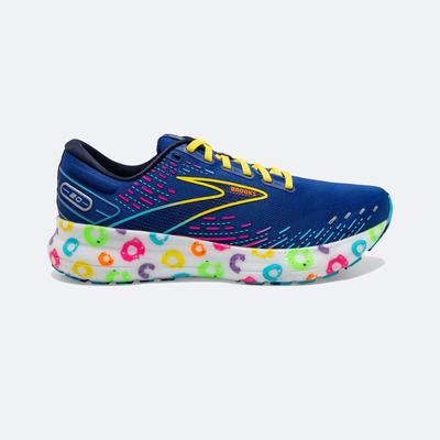 Brooks Glycerin 20 Löparskor Dam Blå/Marinblå/Gula | PRN-302567