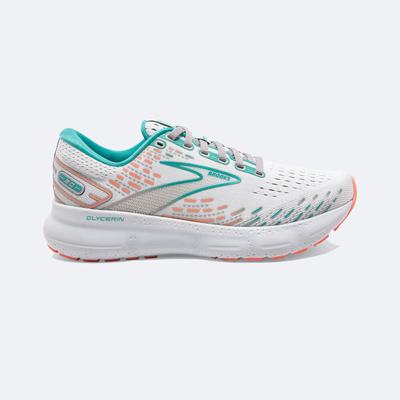 Brooks Glycerin 20 Löparskor Dam Grå/Korall | AYB-591624