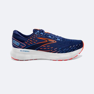 Brooks Glycerin 20 Löparskor Herr Blå/Blå/Orange | UBX-420198