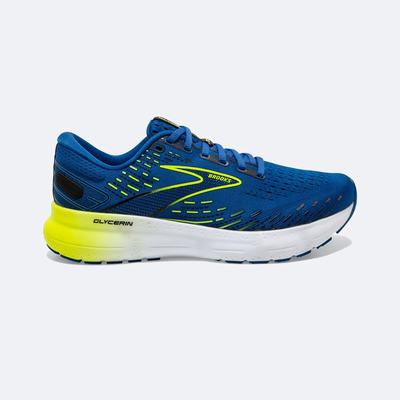 Brooks Glycerin 20 Löparskor Herr Blå/Vita | YKZ-350879