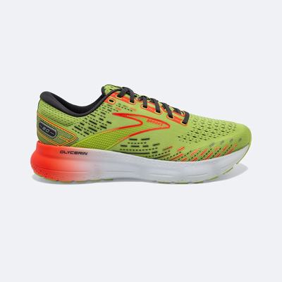 Brooks Glycerin 20 Löparskor Herr LjusGröna/Röda | MOF-265108