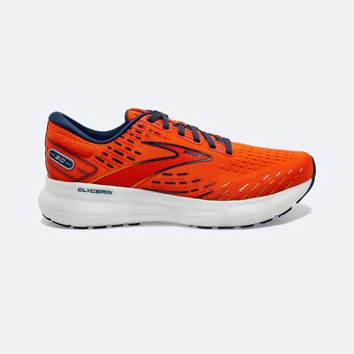 Brooks Glycerin 20 Löparskor Herr Orange/Bruna | RYQ-269148