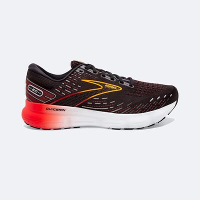 Brooks Glycerin 20 Löparskor Herr Svarta/Röda | YKG-873641