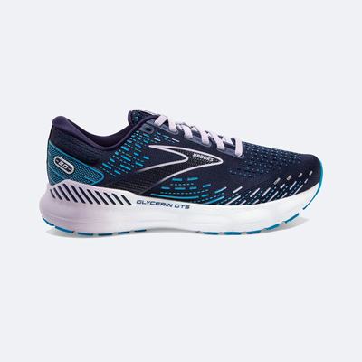 Brooks Glycerin GTS 20 Löparskor Dam Marinblå | PEK-614302