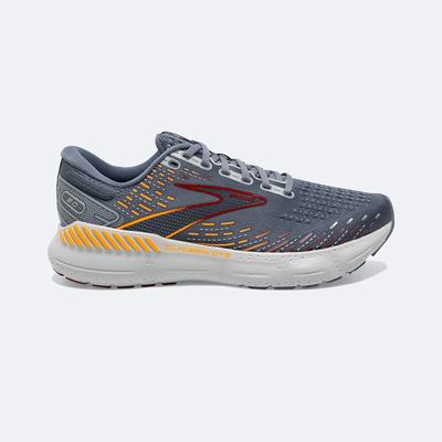 Brooks Glycerin GTS 20 Löparskor Herr Grå/Röda/Orange | QGJ-680745