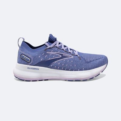 Brooks Glycerin StealthFit 20 Löparskor Dam Blå/Vita | RSL-430195