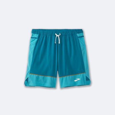 Brooks High Point 7" 2-in-1 Shorts Herr Blå | CPX-945812