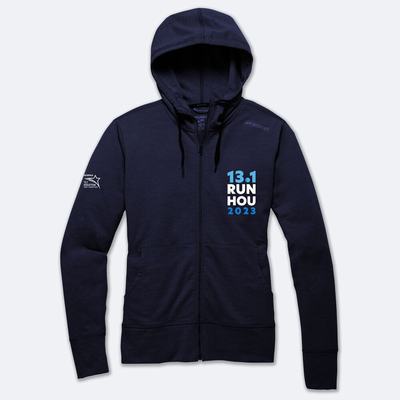 Brooks Houston23 Moment Full Zip Sweatshirt Dam Marinblå | UQE-324501