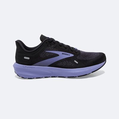 Brooks Launch 9 Löparskor Dam Svarta/Lila | FLM-895164