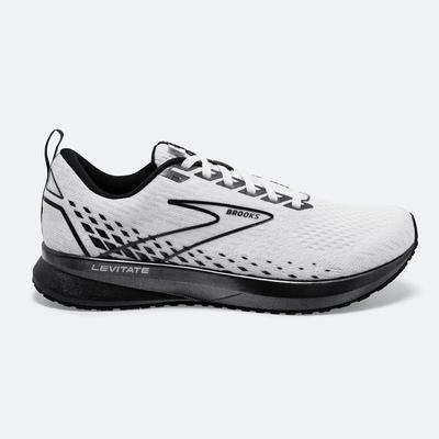 Brooks Levitate 5 Löparskor Dam Vita/Svarta | KVF-954806