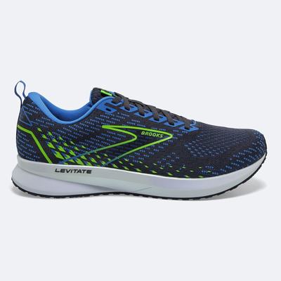 Brooks Levitate 5 Löparskor Herr Blå/Gröna | CEW-576082