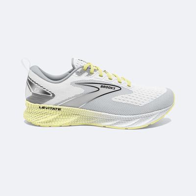 Brooks Levitate 6 Löparskor Dam Vita/Gula | XCW-386257