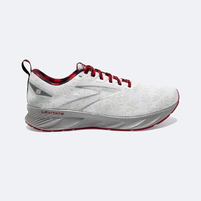 Brooks Levitate 6 Löparskor Dam Vita/Röda/Silver | OGI-912587