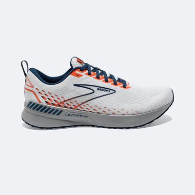 Brooks Levitate GTS 5 Löparskor Herr Vita/Bruna | NWG-475830