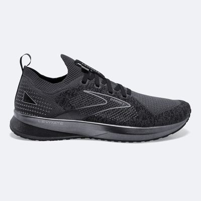 Brooks Levitate StealthFit 5 Löparskor Herr Svarta/Grå | UME-039125