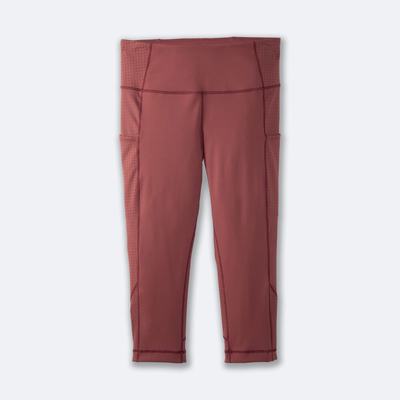 Brooks Method 1/2 Crop Tight Strumpbyxor Dam Terracotta | FOC-793641