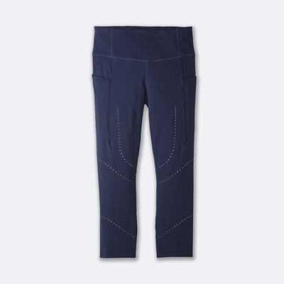 Brooks Method 3/4 Tight Strumpbyxor Dam Marinblå | BUP-028795