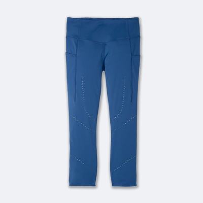 Brooks Method 3/4 Tight Strumpbyxor Dam Blå Grå | YIC-416835