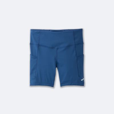 Brooks Method 5" Short Tight Strumpbyxor Dam Blå Grå | POB-614308