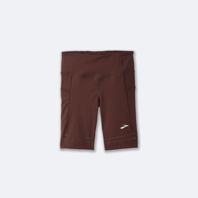 Brooks Method 8" Short Tight Strumpbyxor Dam Choklad | MGN-246391