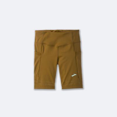 Brooks Method 8" Short Tight Strumpbyxor Dam Olivgröna | VSD-934870