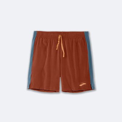 Brooks Moment 7" Shorts Herr Röda/Blå | NDG-036849