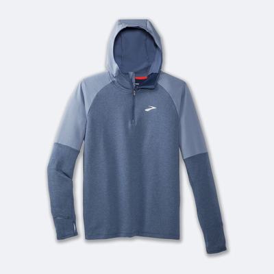 Brooks Notch Thermal 2.0 Hoodie Herr Blå | CBM-805964