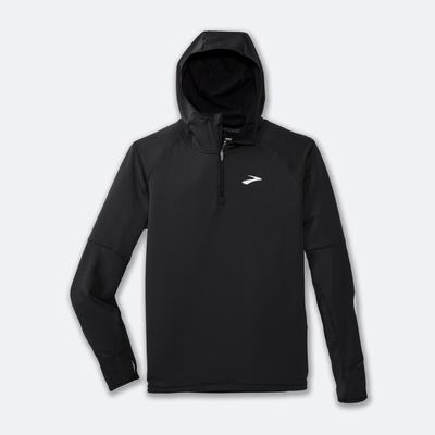 Brooks Notch Thermal 2.0 Hoodie Herr Svarta | BSM-325496