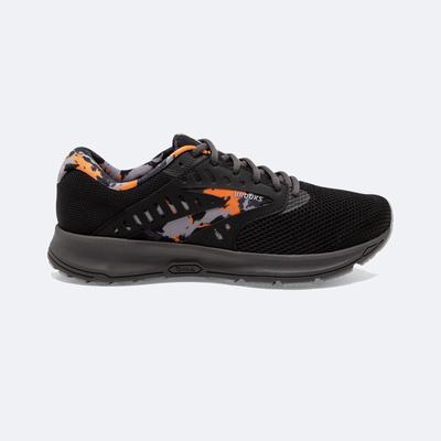 Brooks Range 2 Löparskor Herr Svarta/Grå/Orange | GWU-581639