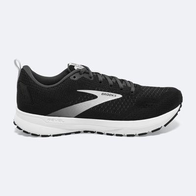 Brooks Revel 4 Löparskor Herr Svarta/Silver | EFG-475320