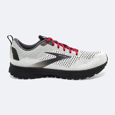 Brooks Revel 4 Löparskor Herr Vita/Svarta/Röda | AME-493106