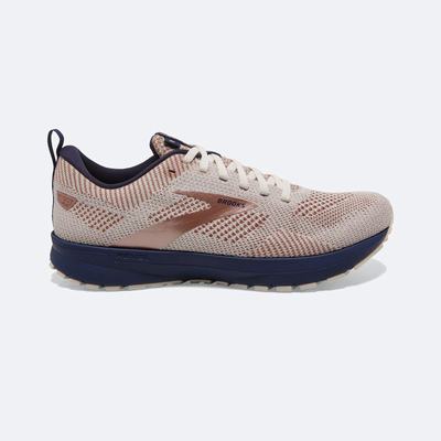 Brooks Revel 5 Löparskor Dam Vita/Marinblå/Koppar | BSA-607852