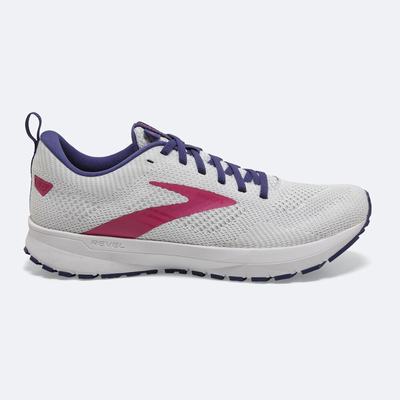 Brooks Revel 5 Löparskor Dam Vita/Marinblå/Rosa | LRM-980625