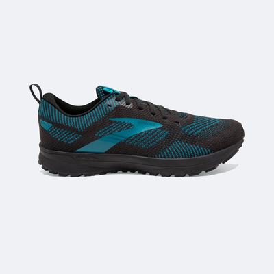 Brooks Revel 5 Löparskor Herr Svarta/Turkos | CRE-802547