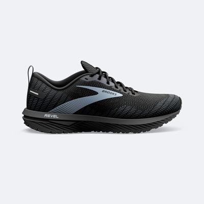 Brooks Revel 6 Löparskor Herr Svarta/Grå | QMW-364785