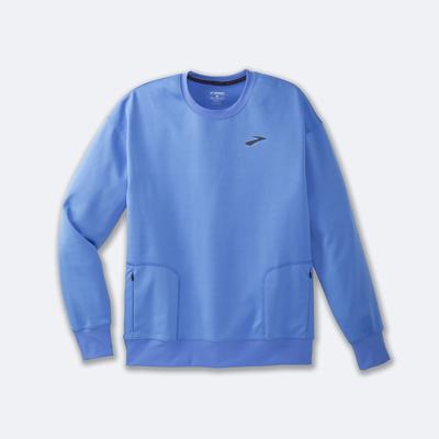 Brooks Run Within Sweatshirt Herr Blå | LUD-453126