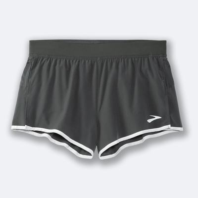 Brooks Sherpa 3" Split Shorts Herr MörkGrå/Grå | MWY-619435