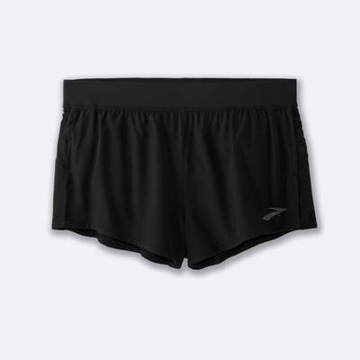 Brooks Sherpa 3" Split Shorts Herr Svarta | ONS-645981