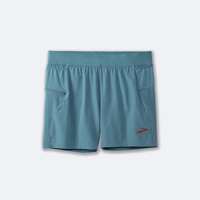 Brooks Sherpa 5" 2-in-1 Shorts Herr Blå | WST-079642