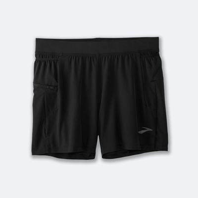 Brooks Sherpa 5" 2-in-1 Shorts Herr Svarta | JBY-034951