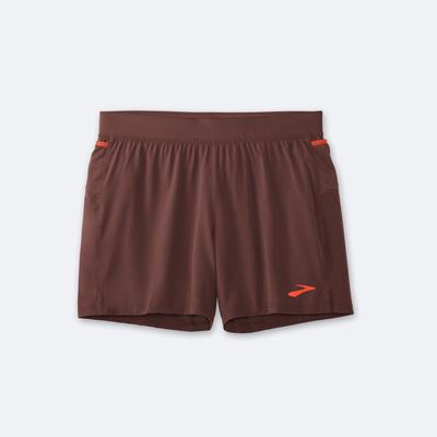 Brooks Sherpa 5" Shorts Herr Choklad | GEA-236907