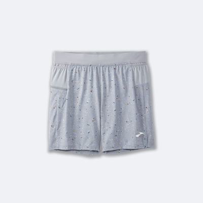 Brooks Sherpa 7" 2-in-1 Shorts Herr Grå | FRI-950843