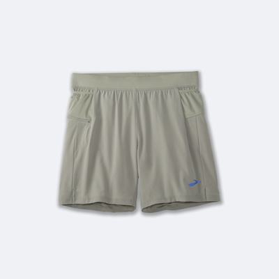 Brooks Sherpa 7" 2-in-1 Shorts Herr Grå | XYJ-305987