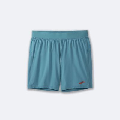 Brooks Sherpa 7" Shorts Herr Blå | HOJ-147952