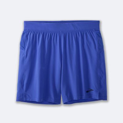 Brooks Sherpa 7" Shorts Herr Blå | QJF-354860