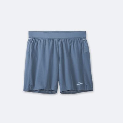 Brooks Sherpa 7" Shorts Herr Blå | ZAI-648302