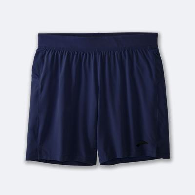 Brooks Sherpa 7" Shorts Herr Marinblå | TMP-987653