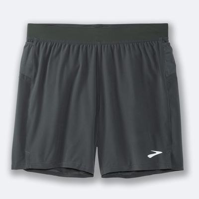 Brooks Sherpa 7" Shorts Herr MörkGrå | NZM-051234