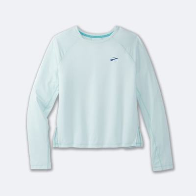 Brooks Sprint Free Long Sleeve T-shirt Dam Blå | QLG-456093