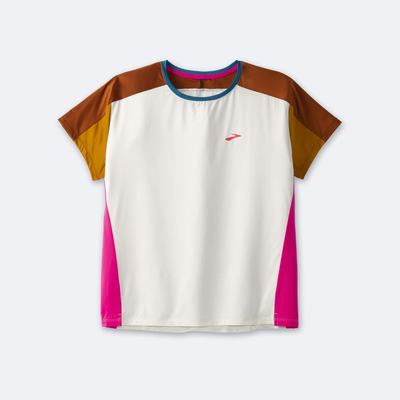 Brooks Sprint Free Short Sleeve 2.0 T-shirt Dam Fuchsia | PMD-145962